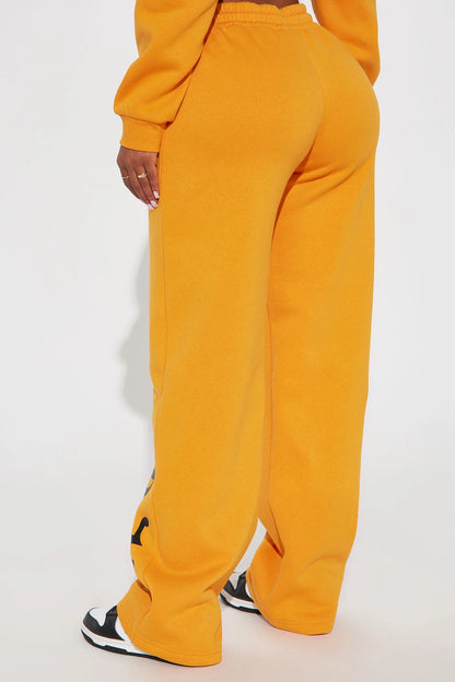Von Dutch Wide Leg Pant - Orange